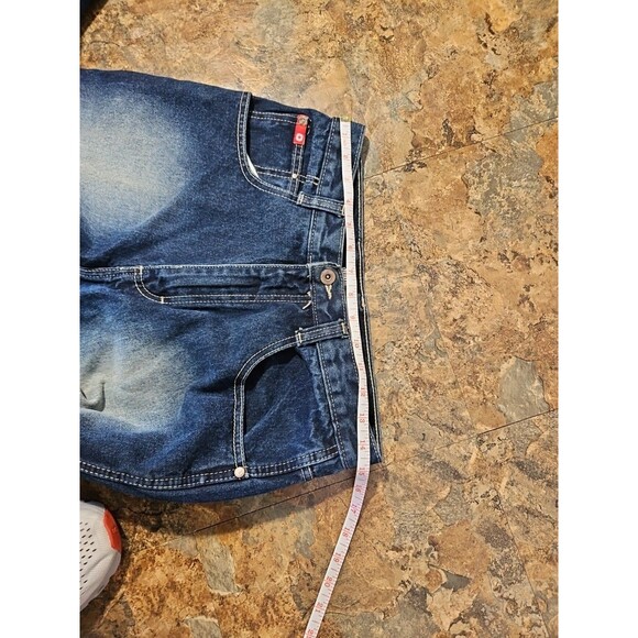 Southpole RN82628 Y2K Baggy Jeans 18 Dark Wash Contrast Stitch Utility (A253) - Picture 5 of 10